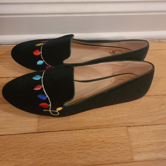 C. Wonder Christmas Lights Conversational Flats, Size 10 - Picture 2 of 5